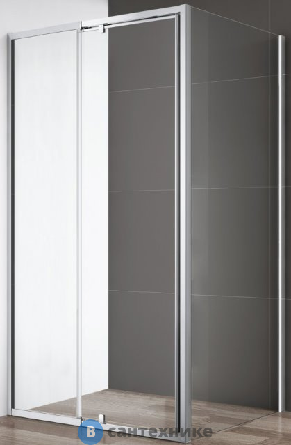 Душевой уголок Cezares VARIANTE-AH-1-120/130-80-C-Cr без поддона