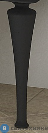 Ножки Cezares для шкафчика, комплект 2 штуки, высота 35 см 40387 Nero grafite (8x8x35)