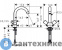 картинка Смеситель Hansgrohe 71222000 Logis для раковины