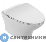 Унитаз подвесной Jacob Delafon NOUVELLE VAGUE EDJ102-00 безободковый /54х39х41/ (белый)