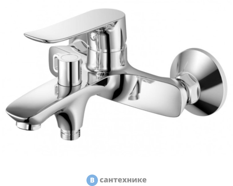 Смеситель Agger Nice A2510000 однозахватный для ванной/душевой без душевого набора