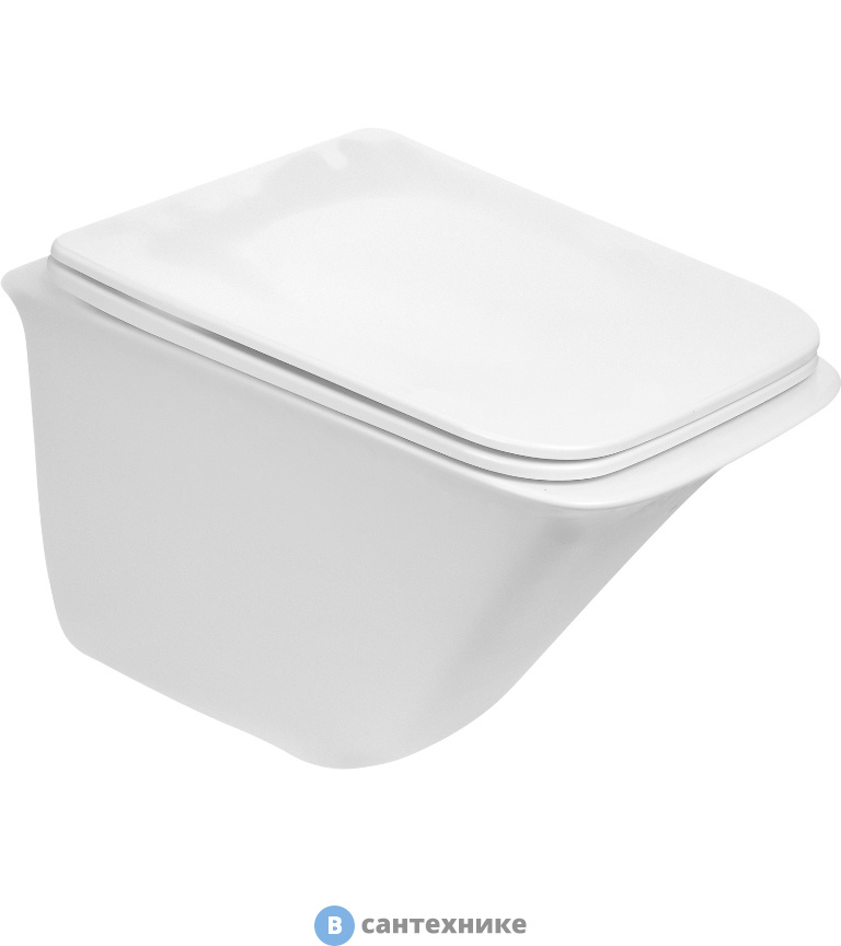 Унитаз с инсталляцией WELTWASSER и кнопкой смыва (AMBERG 350 + ROTBACH 004 GL-WT + AMBERG RD-BL)