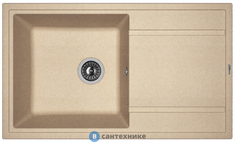 Кухонная мойка FLORENTINA Липси 860, песочный FG (20.130.D0860.107)