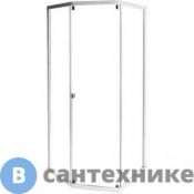 Передние стенки и дверь IDO 558.202.00.1 SHOWERAMA 10-5 /90х90/ (профиль алюминий, прозрачное стекло)