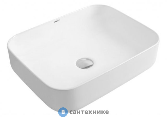 Раковина Aquanet SOUL-1 керамическая накладная 500*400*135 (211282)