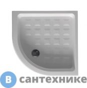 Душевой поддон Kerasan Retro четверть круга 80*80 белый (134201), без сифона