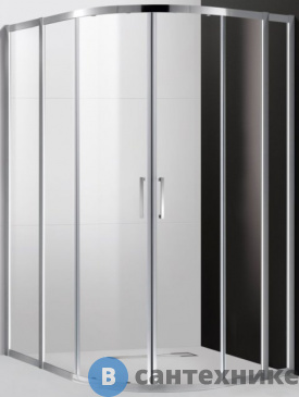 картинка Душевой уголок Cezares MOLVENO-RH-22-110/100-C-Cr-IV без поддона