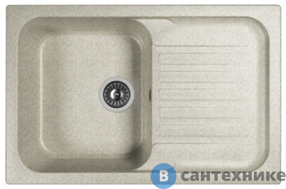 картинка Кухонная мойка Dr. Gans Адель 780, серый СМс (25.090.C0780.408)