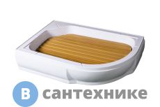 Настил River NPR 110/80/24 L (асимметрия в душевой поддон)