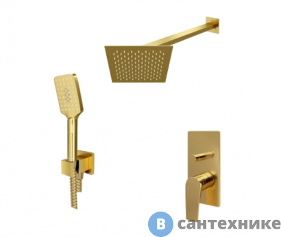 картинка Верхний душ WasserKRAFT A55201 встраиваемый комплект