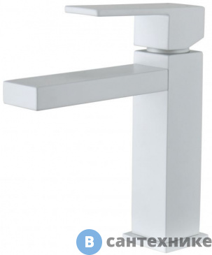 картинка Смеситель Aquanet AF420-10W Blanco для умыв., без донного кл., белый (261816)