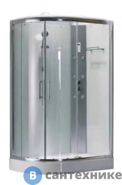 картинка Душевая кабина Band Hours Cristal L (800x1200х2170)