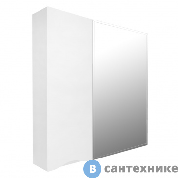 картинка Зеркало-шкаф Loranto Santorini 70 (700*700*140) левый (CS00086969)