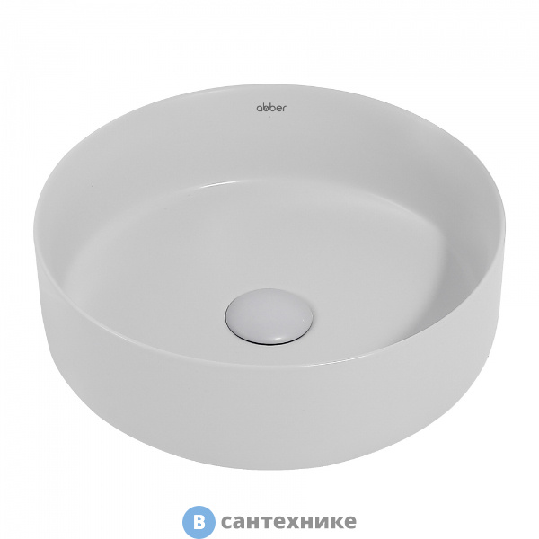 Раковина ABBER Bequem AC2108MLG светло-серая матовая накладная