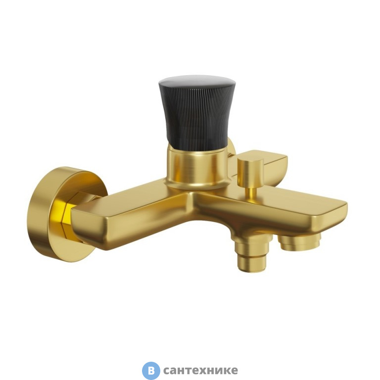 Смеситель Paini 18PJ111PZ Domus для ванны, без аксессуаров, матовое золото PVD