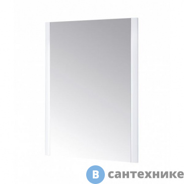 картинка Зеркало Dreja Винд-75 в раме, белое (59425)
