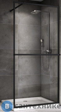 картинка Душевая перегородка ABBER Immer Offen AG60090B