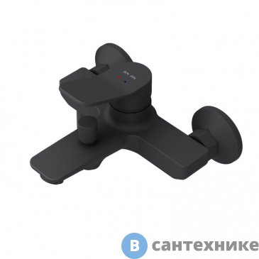 картинка Смеситель AM.PM X-Joy F85A10022 для ванна/душа, чёрный