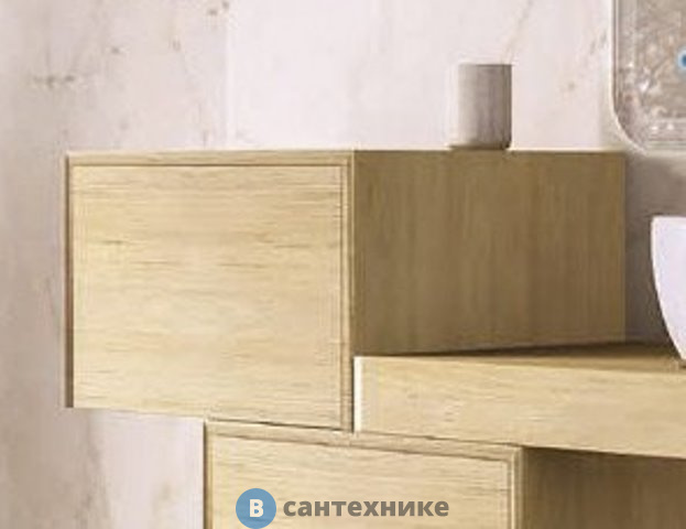 Шкафчик Cezares TAVOLONE 41585 подвесной с выдвижным ящиком Rovere tabacco, 50x43x30