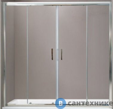 картинка Шторка BelBagno UNO-VF-2-170/145-C-Cr на ванну (1700x1450)