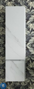 картинка Шкаф подвесной Art & MAX TECHNO AM-Techno-1600-AC-SO-MR960-L фасады асимметричные, монти мрамор 400x300x1600