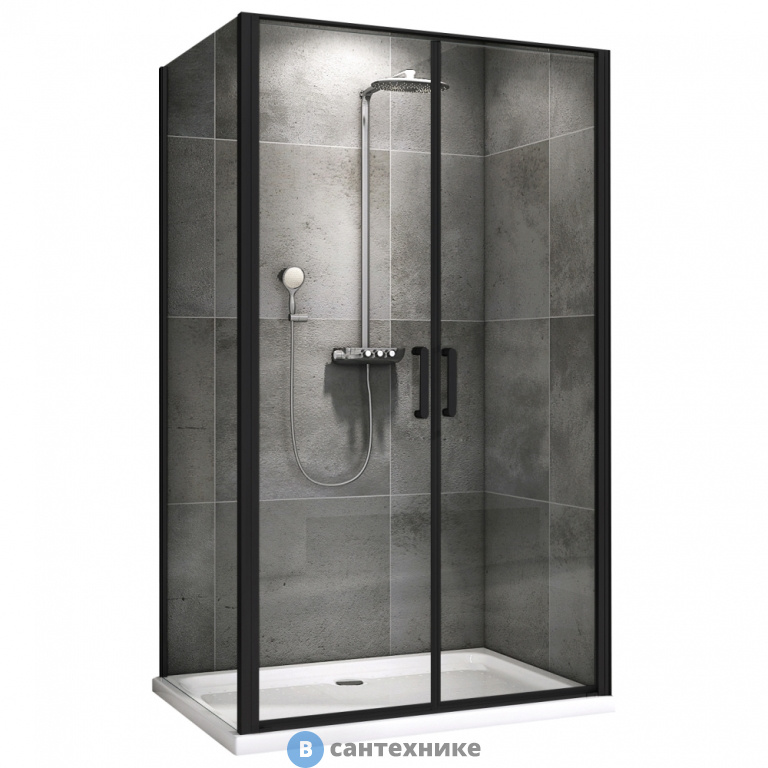 Душевой уголок ABBER Sonnenstrand AG04100BC-S85B 100*85*195, без поддона