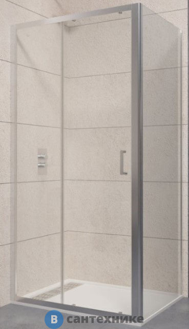 Душевой уголок RGW PA-74 (PA-14 + Z-050-2) хром/Прозрачное/6 мм 110* 90*195 (410874119-11), без поддона