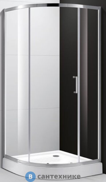 Душевой уголок Cezares MOLVENO-R-1-90-C-Cr-IV (900x900x1900) без поддона