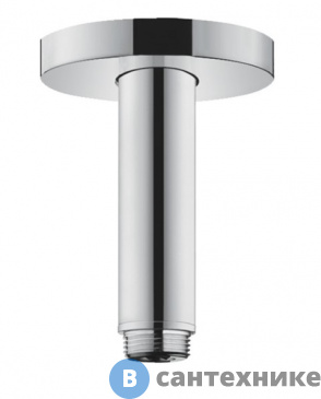 картинка Потолочный кронштейн Hansgrohe 27393000 100 мм