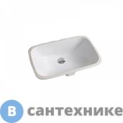 Раковина Artceram WASHBASINS NETTUNO встраиваемая снизу 56Х38 см, без отв под смеситель, без крепежа, белый (NTL001 01 00)