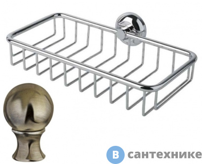 картинка Мыльница Cezares APHRODITE-SODD-02 подвесная, бронза