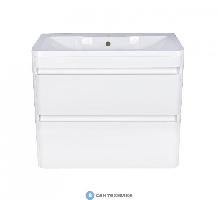 Тумба под раковину Style line подвесная Атлантика 70, Люкс антискрейч, PLUS (2000949236926)