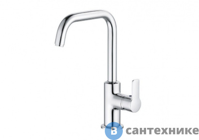 картинка Смеситель Kludi 370240565 PURE&EASY Однорычажный на умывальник, управление сбоку, без донн.клапана