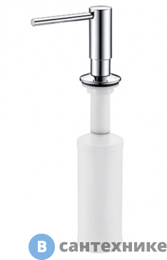 картинка Встраиваемый дозатор для мыла WasserKRAFT K-1299, 320 ml латунь, ABS - пластик