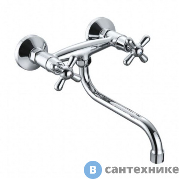 картинка Смеситель Gross Aqua Retro 4012083С-D05 настенный для кухни