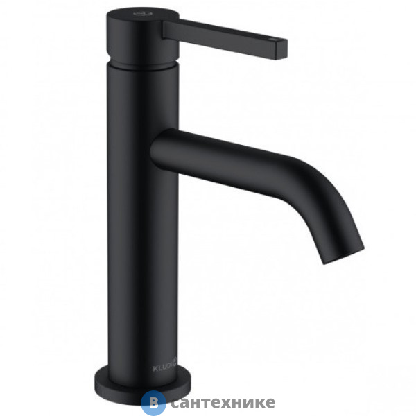 Смеситель Kludi Nova Fonte Pura 202883915 для раковины, чёрный матовый