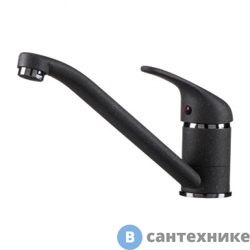 картинка Смеситель Rossinka Silvermix Y40-21-Gray для кухни, серый