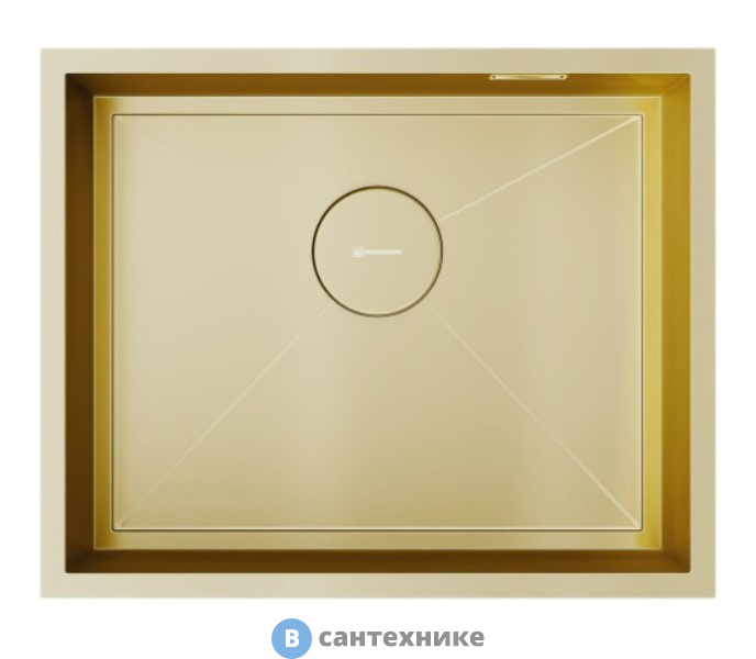 Кухонная мойка OMOIKIRI Kasen 54-16-LG нерж.сталь/светлое золото (4997060)