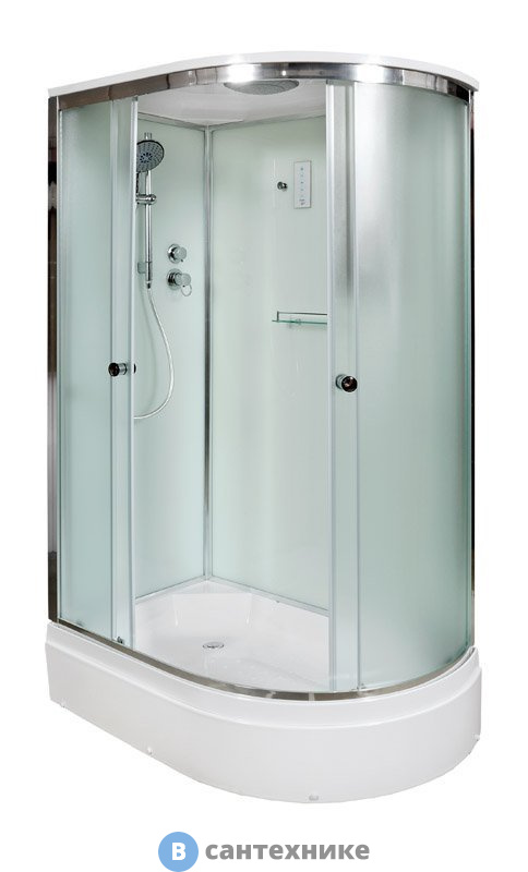 Душевая кабина Deto D272S+ эл. L (120х80х220 см)