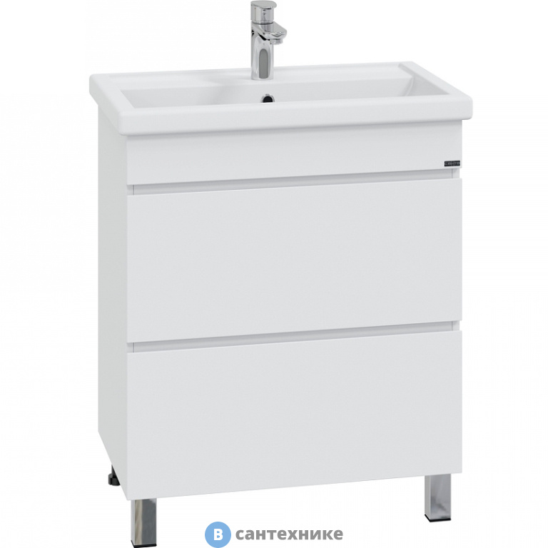 Тумба под раковину СанТа Марс 70 2 ящ. напольная (ум. ФОСТЕР 70) (700293)