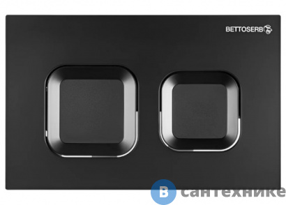 картинка Клавиша смыва Pestan BETTOSERB чёрный матовый (40006471)