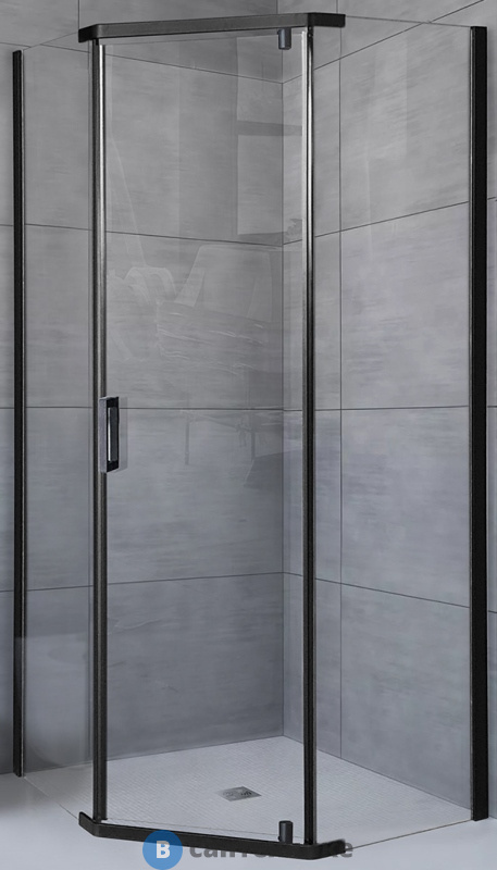 Душевой уголок Royal Bath RB 80TR-T-BL 80х80х185 (прозрачное) (RB80TR-T-BL), без поддона