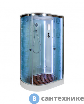 картинка Душевая кабина AvaCan EM2012 R LED (EM2012RLED)