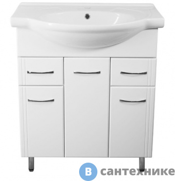 картинка Тумба под раковину Style line Стандарт 26 (2 ящ.) (4650134473025)