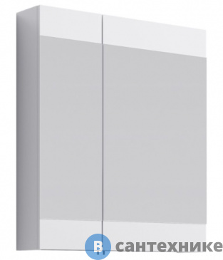 картинка Шкаф-зеркало Aqwella Бриг 70, белый (Br.04.07/W)