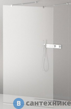 картинка Душевая перегородка Cezares LIBERTA-L-2-130-120-C-Cr с возможностью двустороннего входа 1300x1200x1950 мм