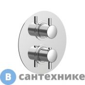 Смеситель CISAL Less New внешняя часть с переключателем на 2 положения, хром (LN01810021), без внутренней части