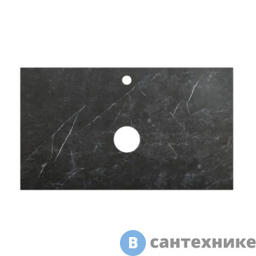 картинка Столешница из керамогранита BelBagno 800x460 KEP-80-MNO Marmo Nero Opaco