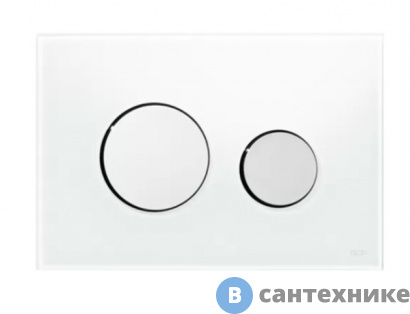 картинка Клавиша смыва TECE TECEloop 9240660 белый/хром глянцевый