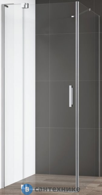 Душевой уголок Cezares SLIDER-AH-1-80-100/110-C-CR ((1000-1100)x800x1950) буз поддона